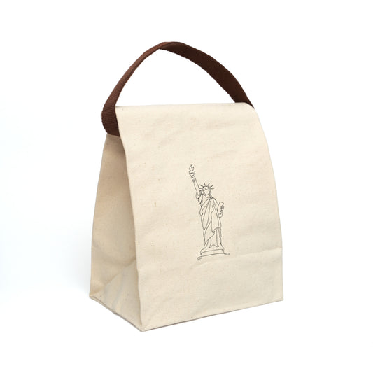 Statue of Liberty Canvas Lunch Bag - The Line