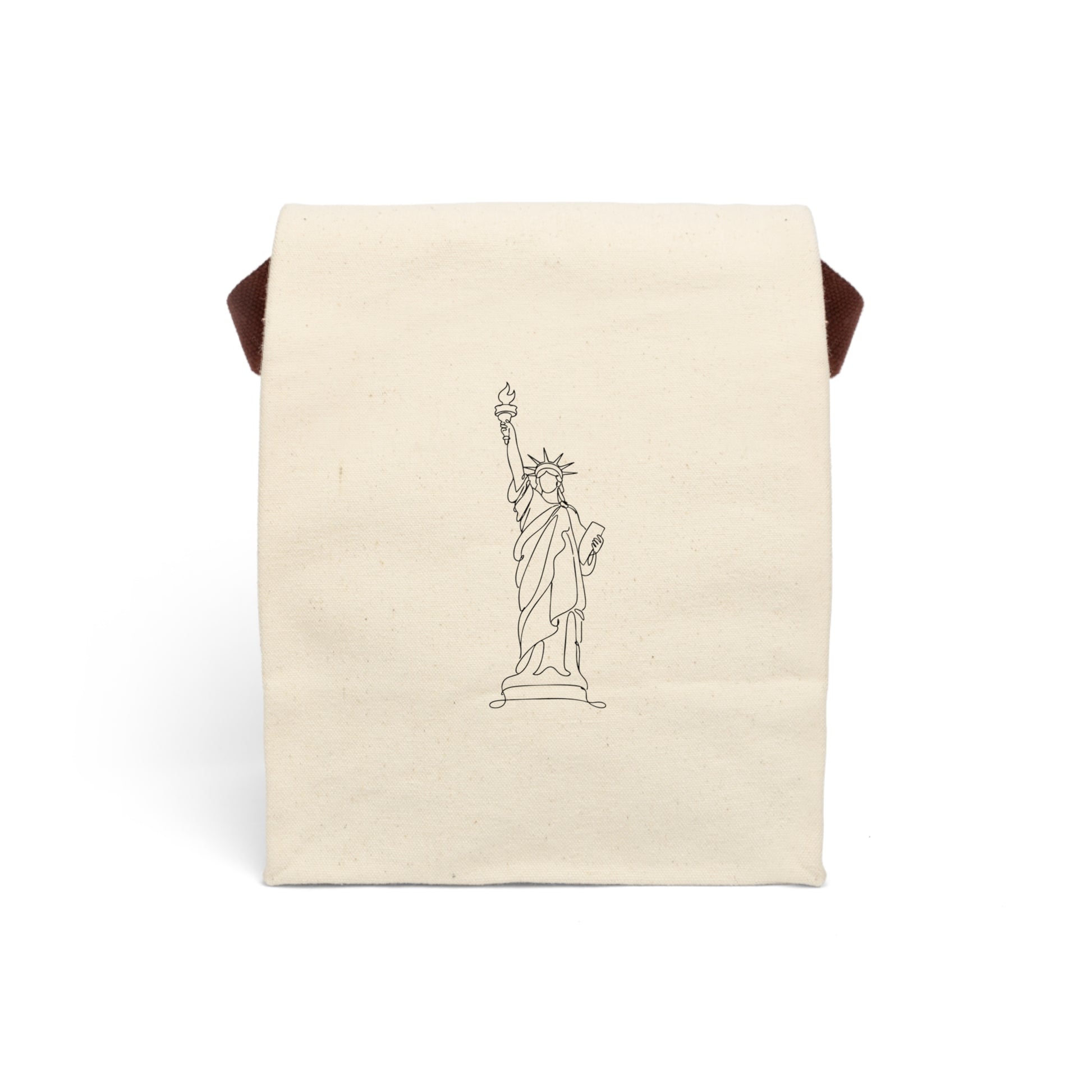 Statue of Liberty Canvas Lunch Bag - The Line