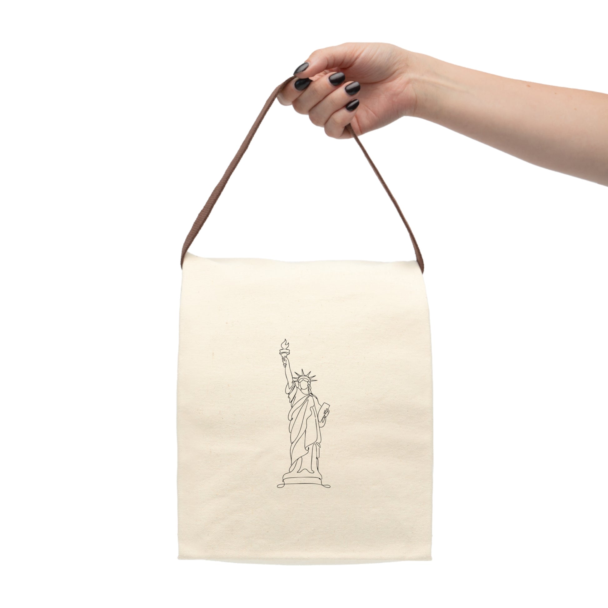 Statue of Liberty Canvas Lunch Bag - The Line