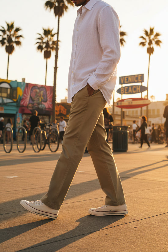 Men's Relaxed Chino Pants - Everyday Basics