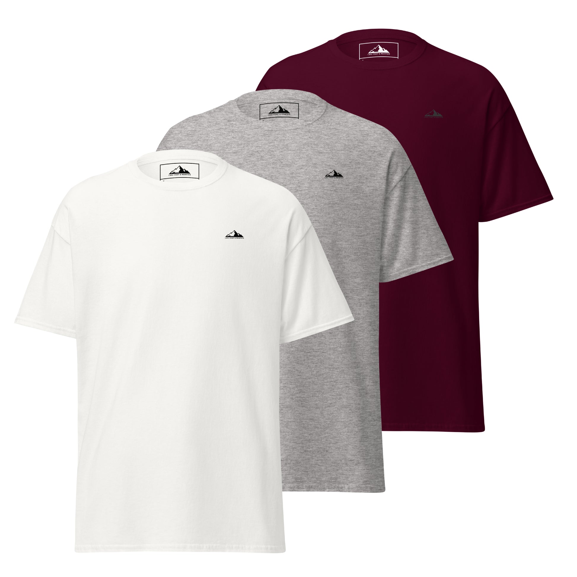 Bundle 3x Men’s Basic T-Shirt - Everyday Basics