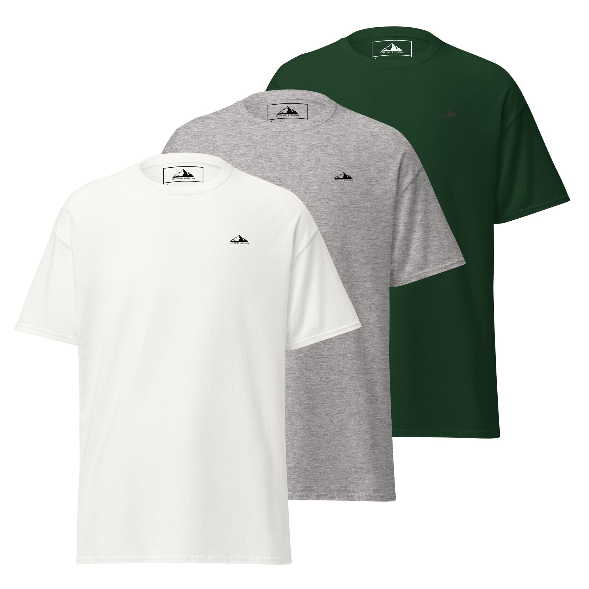 Bundle 3x Men’s Basic T-Shirt - Everyday Basics