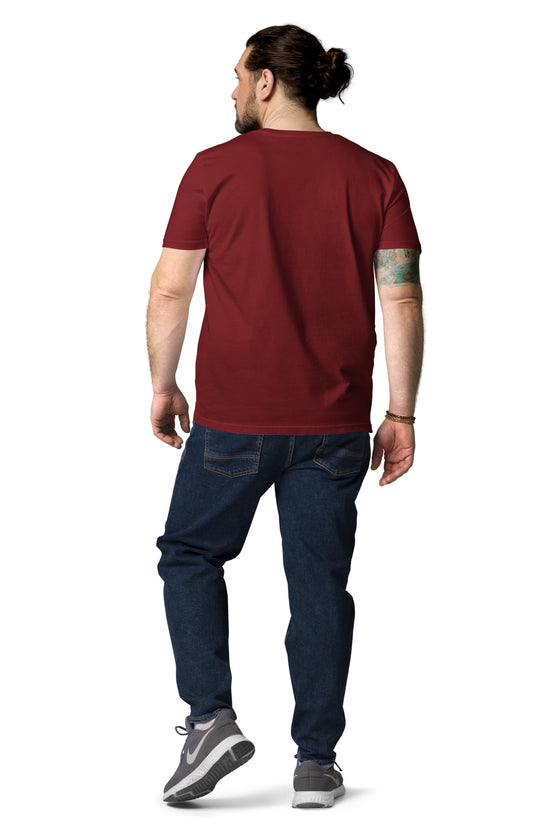 Men's Dirt Bike Organic Cotton T-Shirt - The Line