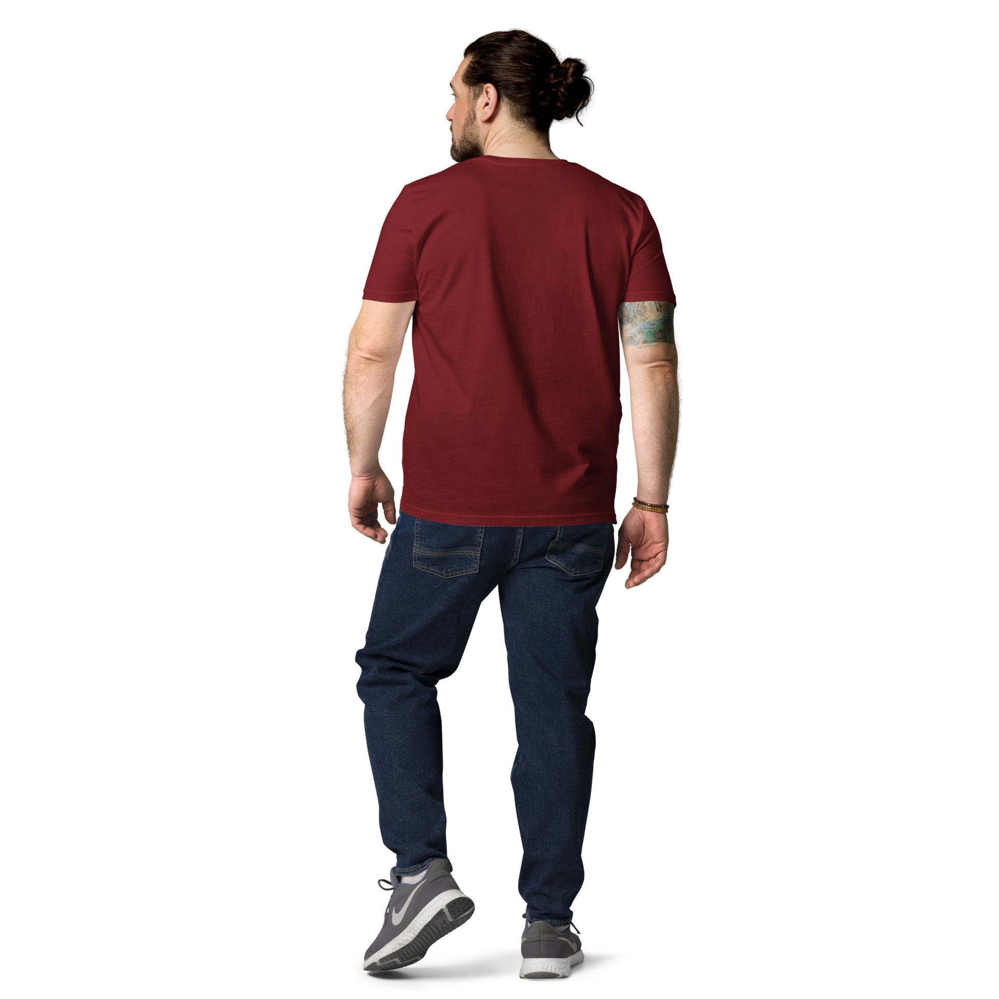 Men's Dirt Bike Organic Cotton T-Shirt - The Line