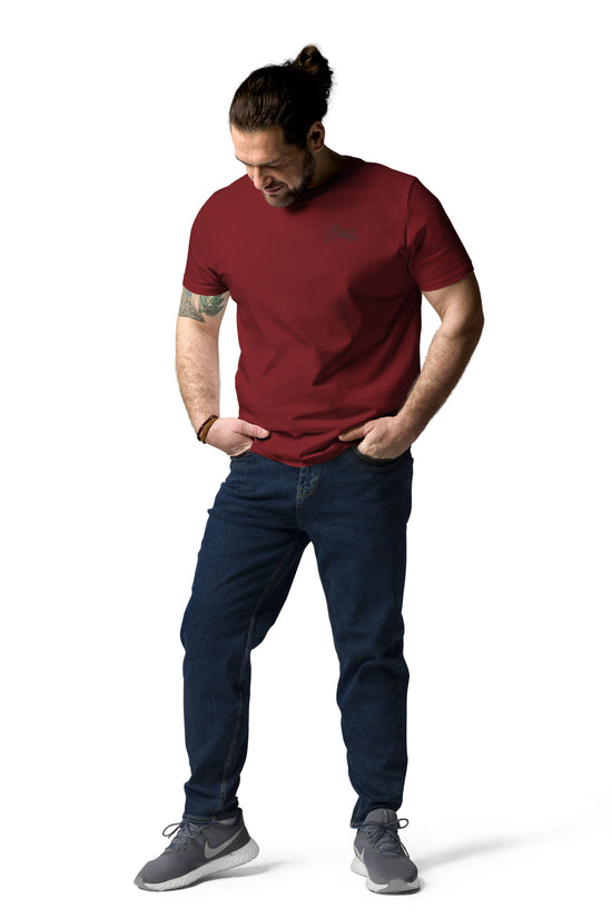Men's Dirt Bike Organic Cotton T-Shirt - The Line