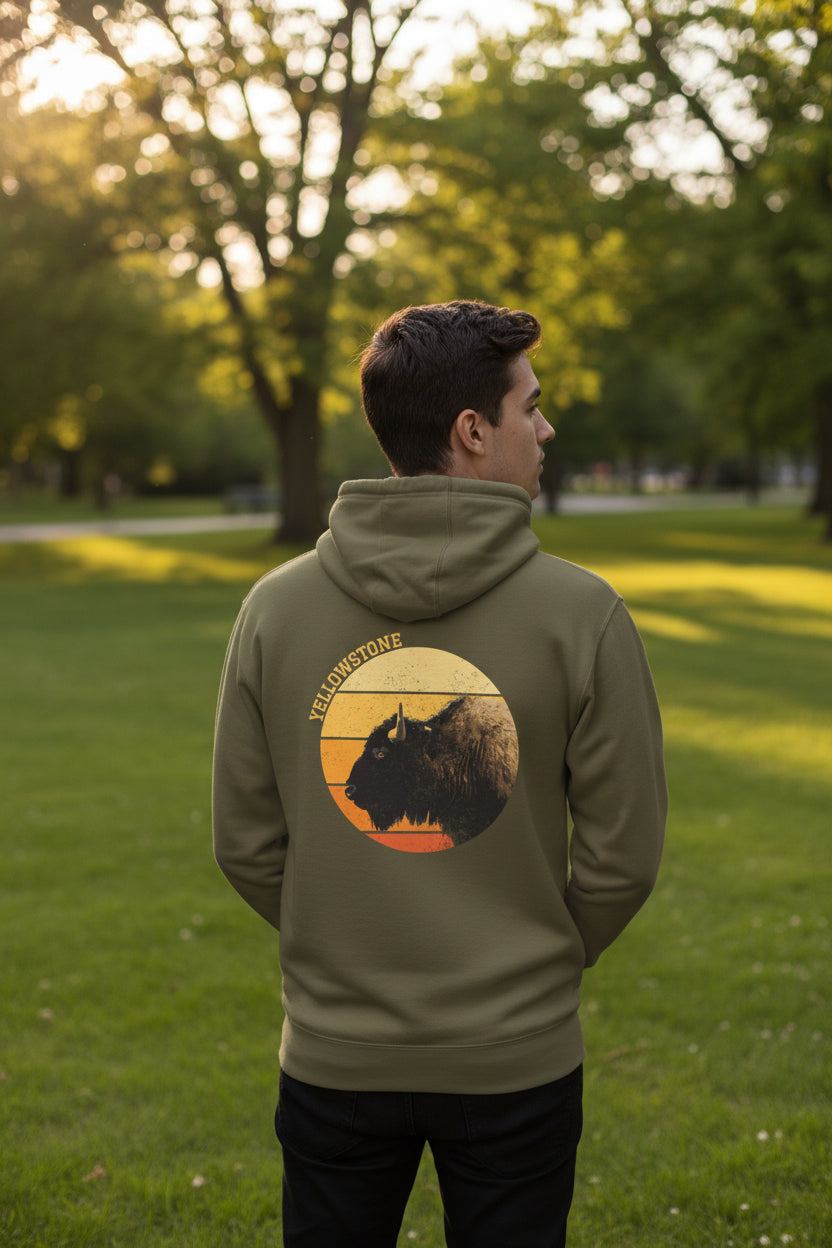 Men's Yellowstone Hoodie - National Parks