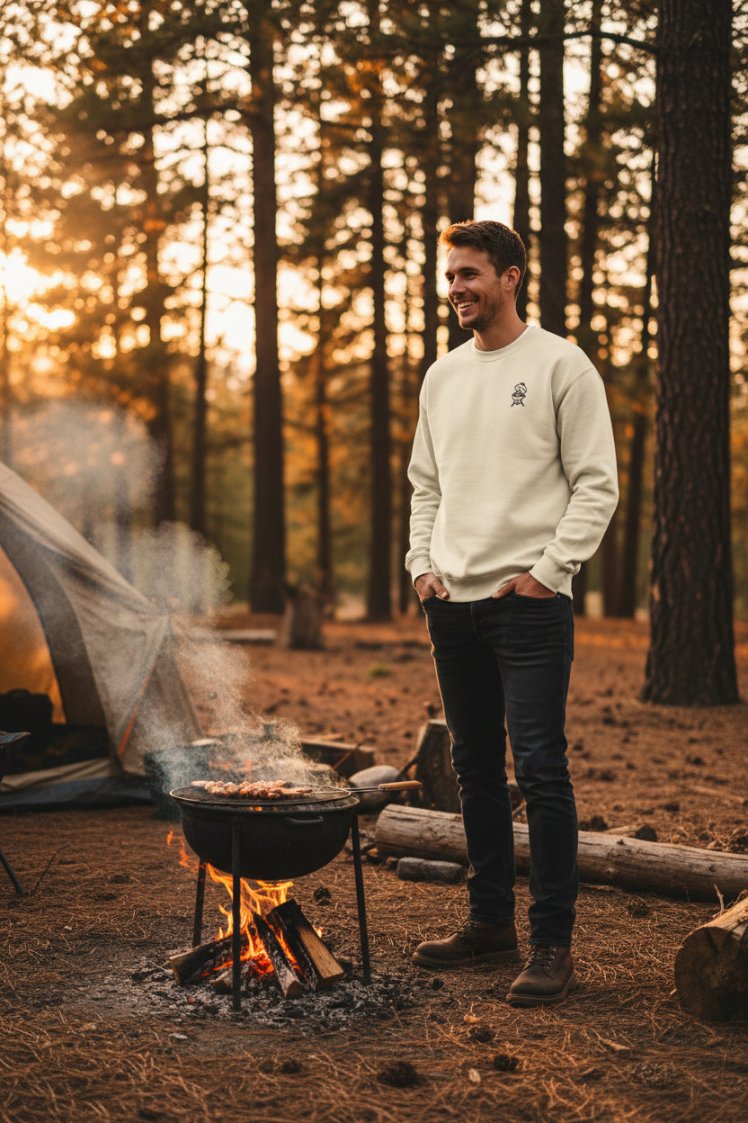 Men's BBQ Chef Premium Sweatshirt - The Line