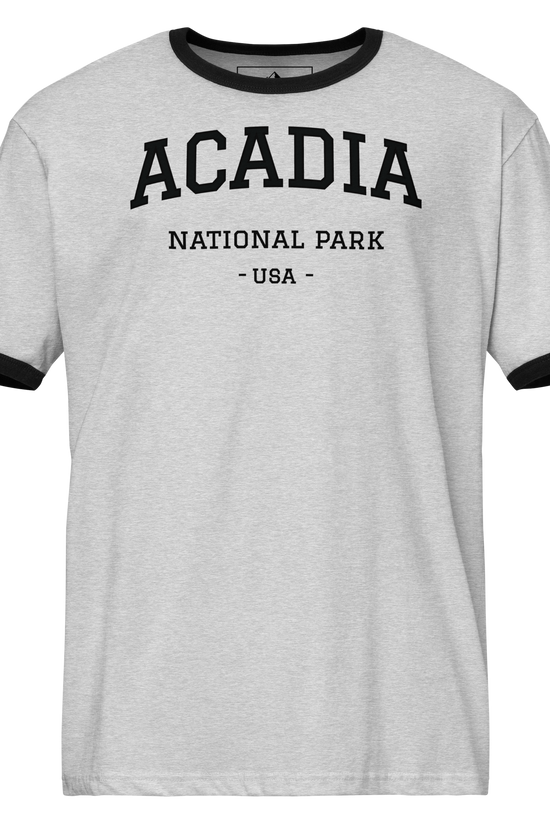Men's Acadia National Park Vintage Ringer T-Shirt - National Parks