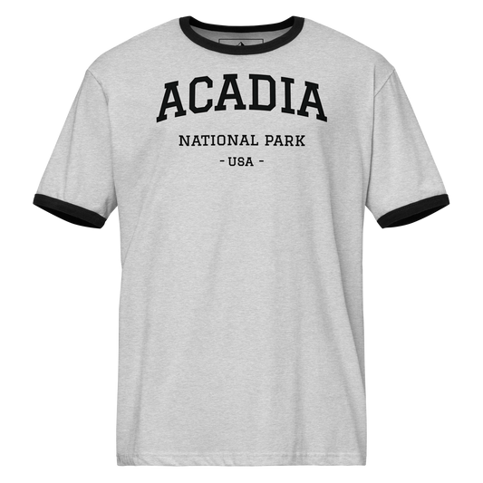 Men's Acadia National Park Vintage Ringer T-Shirt - National Parks