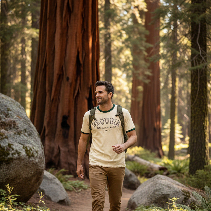 Men's Sequoia National Park Ringer T-Shirt - National Parks