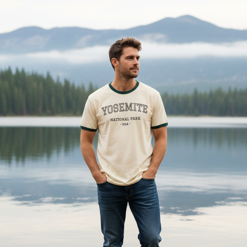 Men's Yosemite National Park Ringer T-Shirt - National Parks