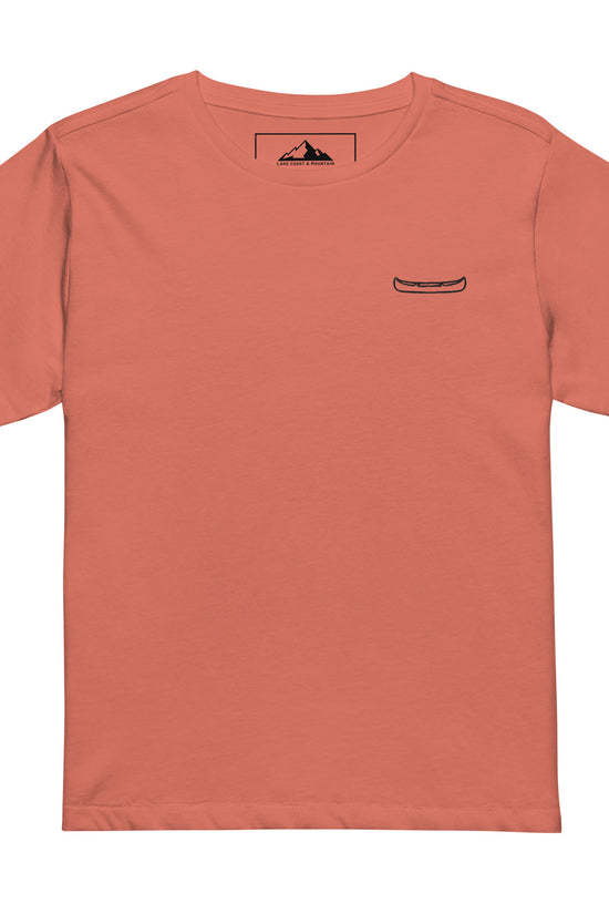 Women's Canoe Embroidered High-Waisted T-Shirt - The Line