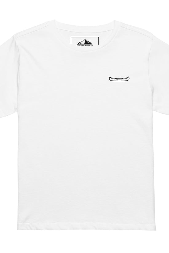 Women's Canoe Embroidered High-Waisted T-Shirt - The Line