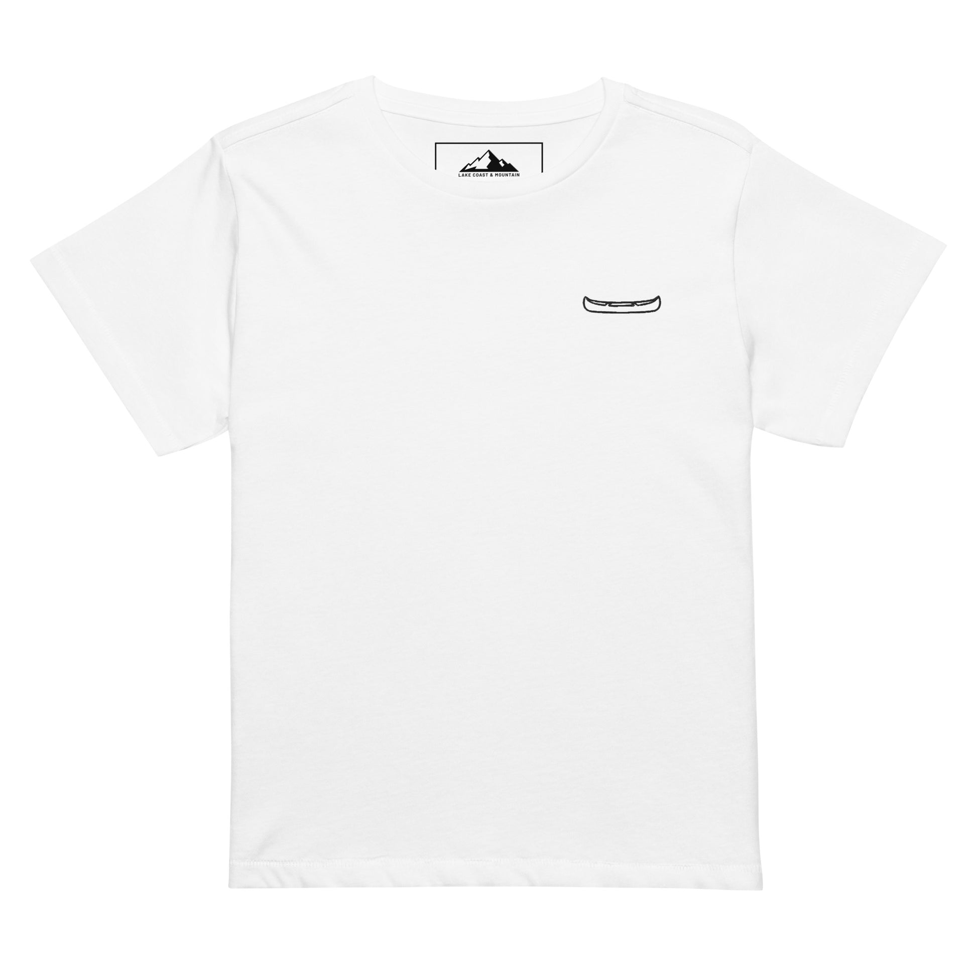 Women's Canoe Embroidered High-Waisted T-Shirt - The Line
