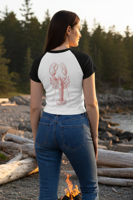 Women's Acadia National Park Lobster Fitted T-Shirt - National Parks