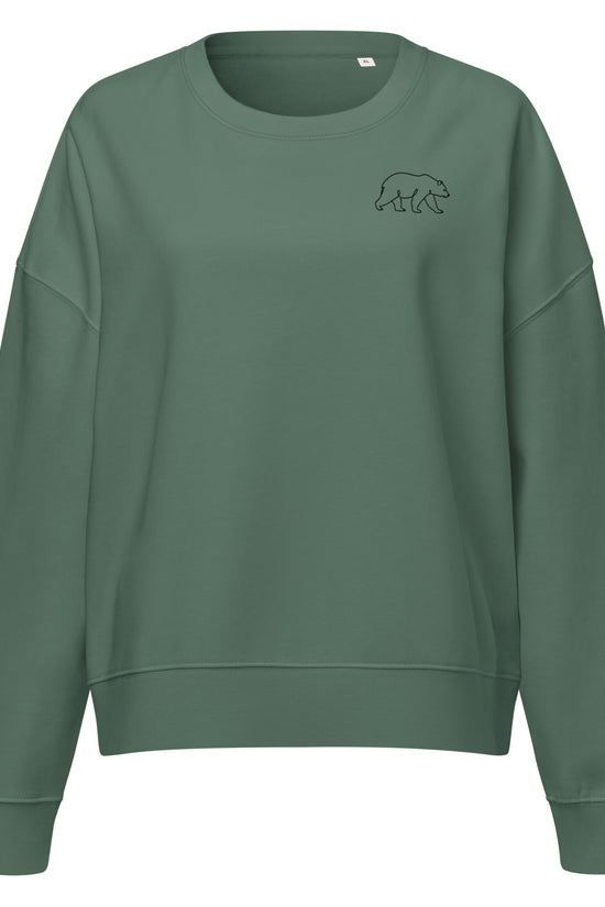 Women's Bear Organic Crewneck Sweatshirt - The Line