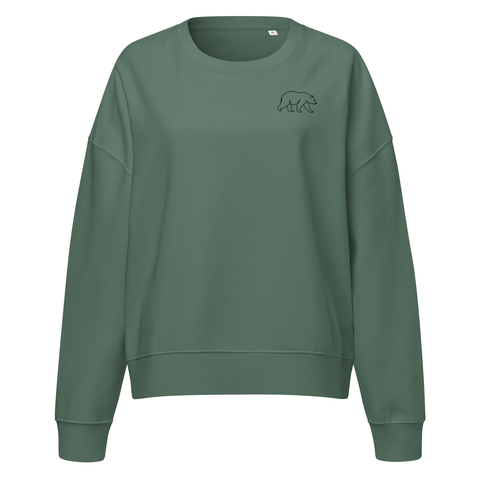 Women's Bear Organic Crewneck Sweatshirt - The Line