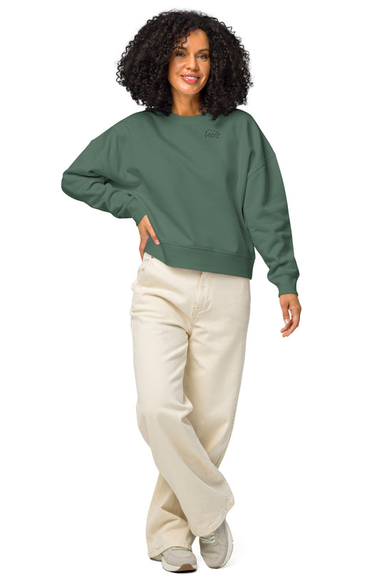 Women's Bear Organic Crewneck Sweatshirt - The Line