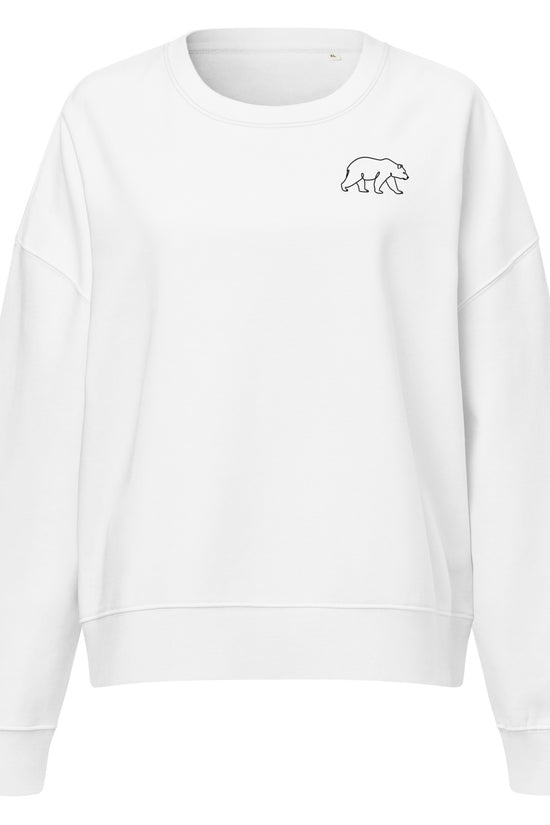 Women's Bear Organic Crewneck Sweatshirt - The Line
