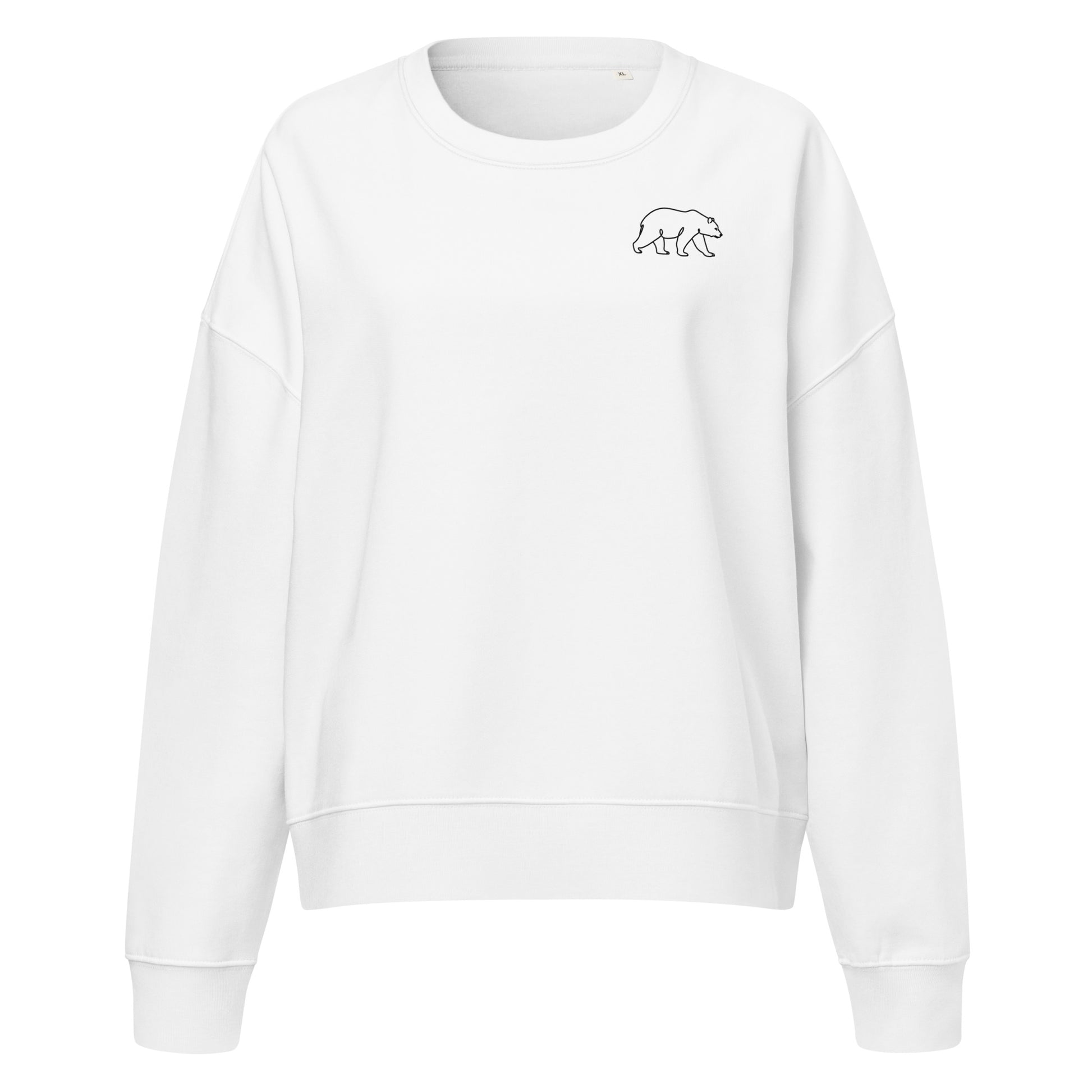 Women's Bear Organic Crewneck Sweatshirt - The Line