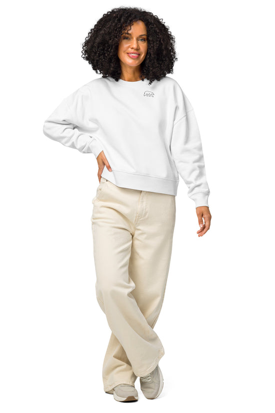 Women's Bear Organic Crewneck Sweatshirt - The Line